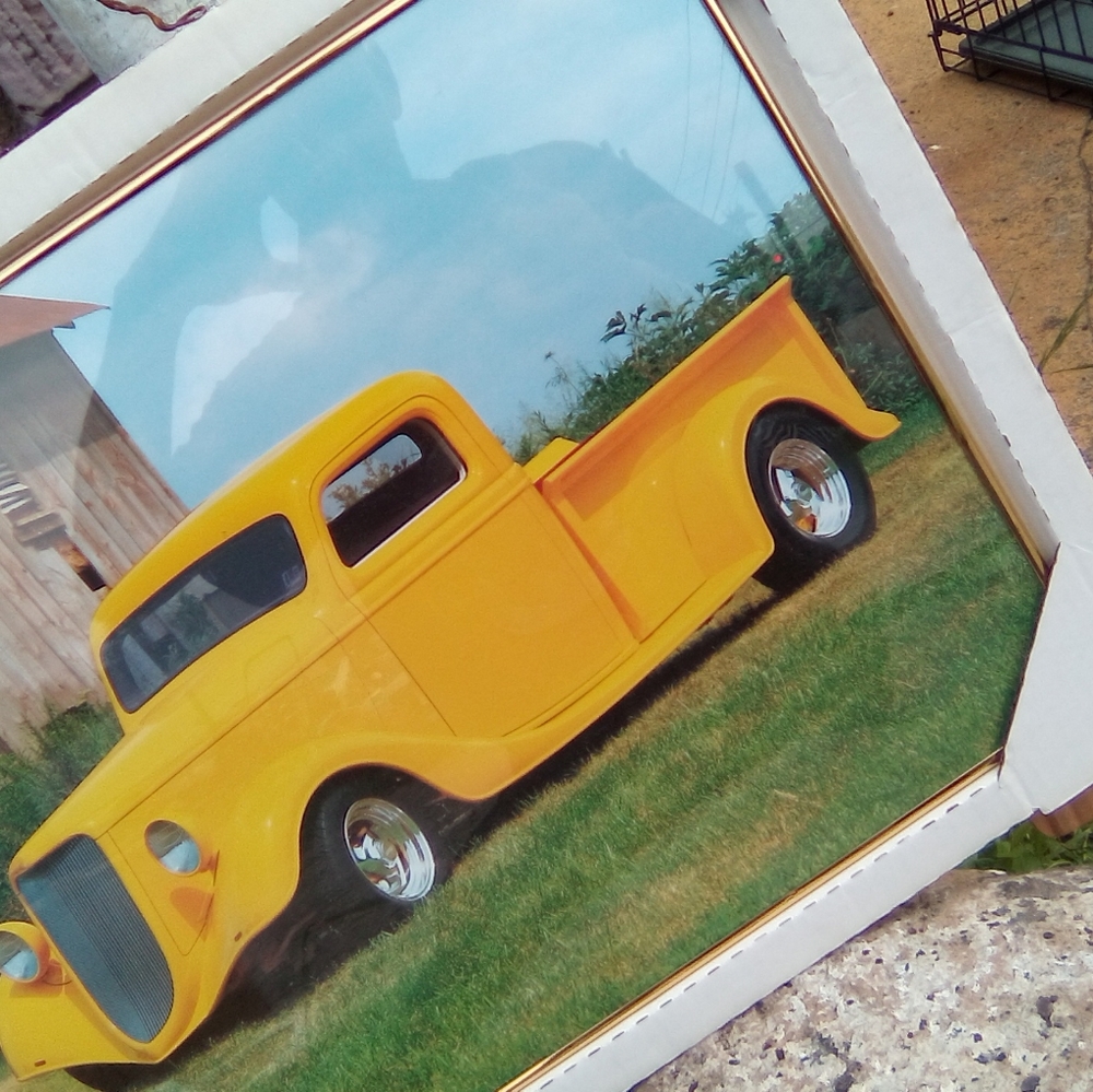 Poster framed and unframed